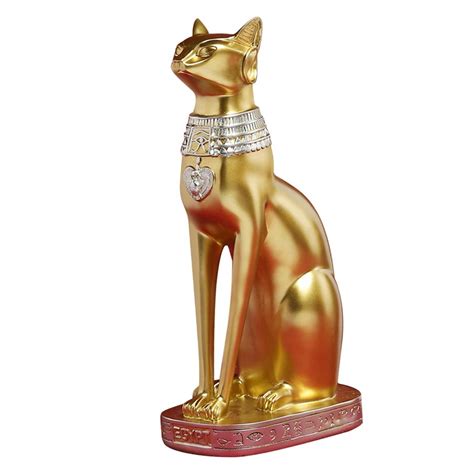 Egipski Bastet Kot Statua Bogini Figurka Rzeźba 11888213734