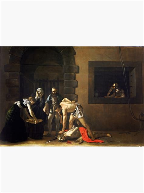 The Beheading of St John the Baptist by Caravaggio (1608) Premium Matte ...