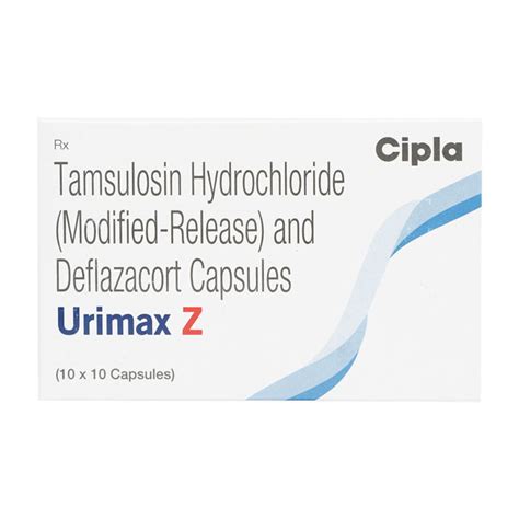 URIMAX Z Capsule 10 S Buy Medicines Online At Best Price From Netmeds