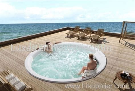 Drop In Hot Tub Jacuzzi Round Bathtub Whirlpool LXMD From China Manufacturer Luxes Leisure
