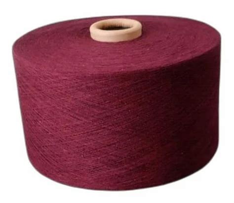 Semi Dull Maroon 150 ATY Polyester Viscose Yarn For Textile Industry