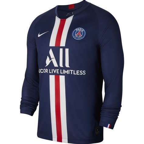 Psg Home Shirt Long Sleeves 2019 20