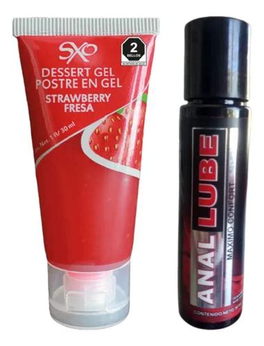 Lubricante Postre Fresa Ml Anal Lube Anest Sico Anal Fresa Meses Sin Inter S