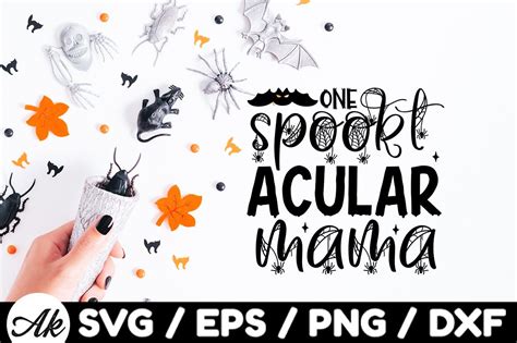 One Spooktacular Mama Svg Graphic By Akazaddesign · Creative Fabrica