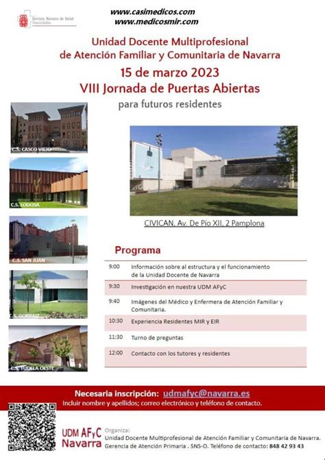 Jornadas De Puertas Abiertas UDM AFyC Navarra 2023 CasiMedicos