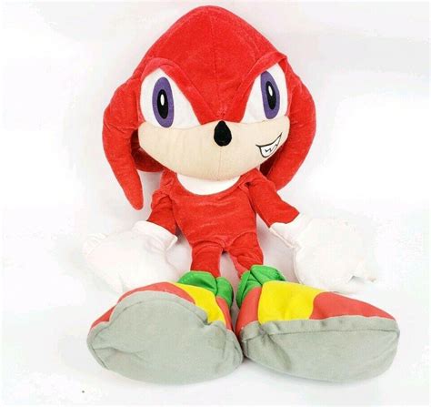 Sega Sonic Hedgehog KNUCKLES Plush Doll Stuffed Toy Network 15" | #1995613861