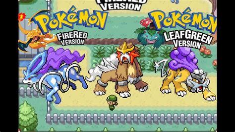 How To Get Entei Suicune Raikou in Pokémon FireRed LeafGreen Version