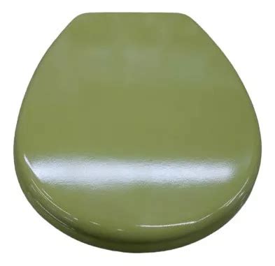 Tapa Asiento Inodoro Madera Mdf Laqueada Color Verde Palta En Venta En