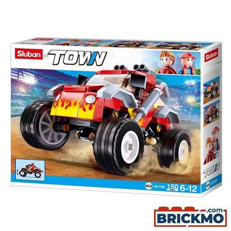 Sluban Geländefahrzeug rot M38-B1105 | BRICKMO.com - LEGO und ...