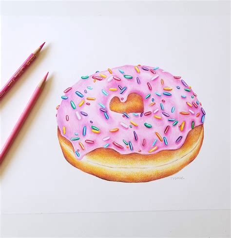 Sprinkle Donut Drawing