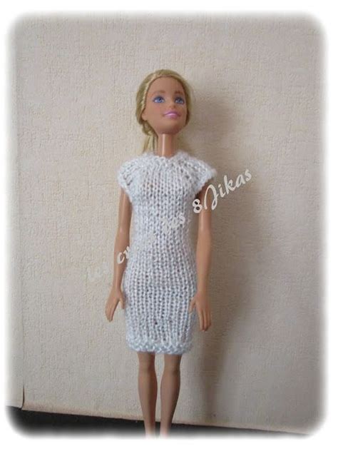 Robe au tricot pour poupée Barbie Modèles tricot barbie Tricot