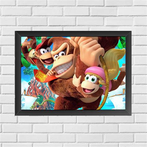 Quadro Decorativo A Donkey Kong Jogo Elo