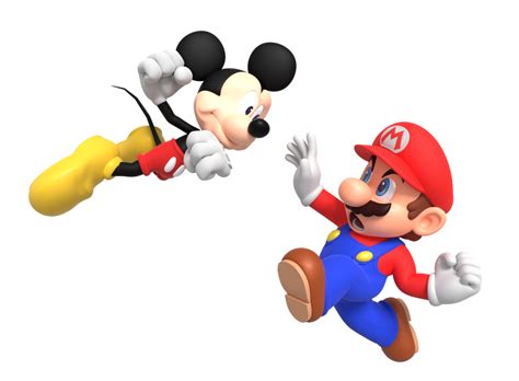 Mario VS Mickey Mouse Render by Nintega-Dario on DeviantArt