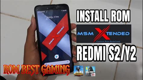 Install Custom Rom Msm Extended Ysl Redmi S Y Youtube