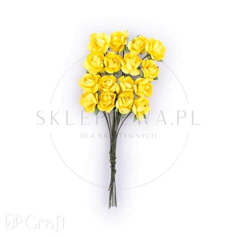 Kwiaty Papierowe R E Lemon Chiffon Cm Sztuk Dpcraft Cekp