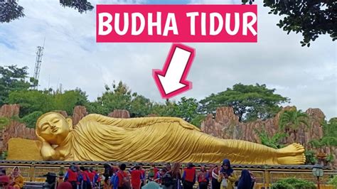 Patung Budha Tidur Di Trowulan Mojokerto Jawa Timur Youtube