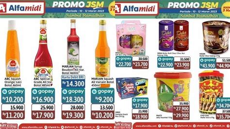 Promo Alfamidi Hari Ini 10 Maret 2023 Belanja Sirup Sebelum Ramadhan