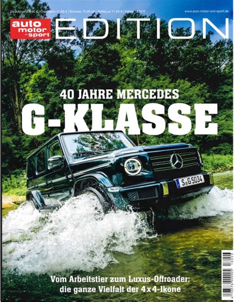 40 JAHRE MERCEDES G KLASSE AUTO MOTOR UND SPORT EDITION