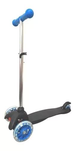 Patinete Infantil 3 Rodas Led Bbr Toys Cor Preto MercadoLivre