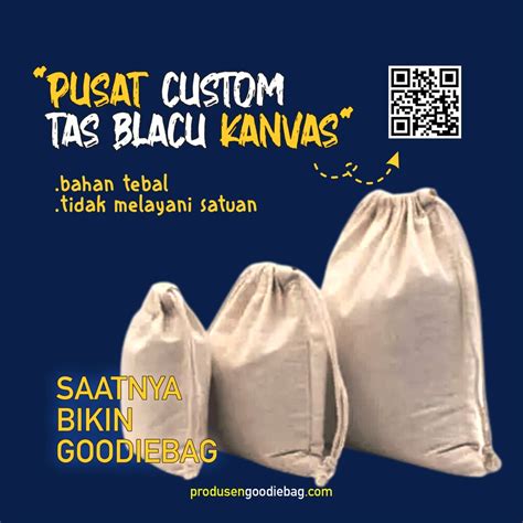 Pusat Grosir 2 Pusat Tas Blacu Kanvas Polos Murah Surabaya Produsen Goodie Bag Tas Promosi