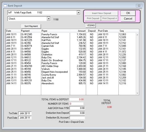 Perfectfit User Guide Bank Deposit Overview Perfectfit User Guide