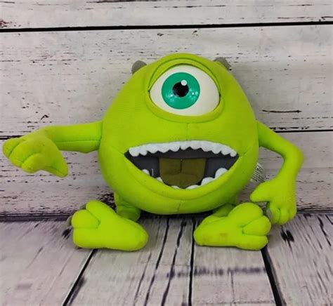 Disney Plush Pixar Mike Wazowski Monsters Inc Hasbro 2001 Action Eye Working £1499 Picclick Uk