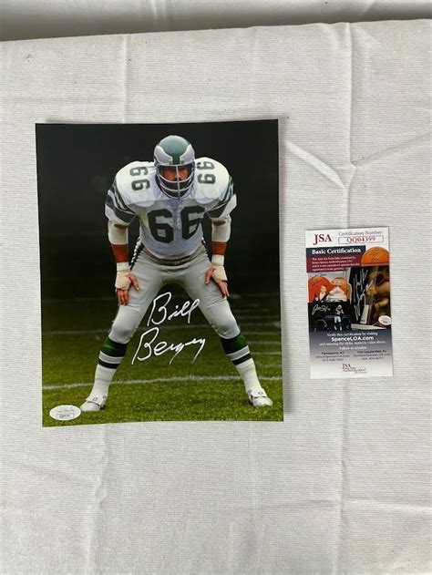 Bill Bergey Autographed Memorabilia | Signed Photo, Jersey, Collectibles & Merchandise