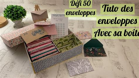 Enveloppes budget tuto pour réaliser les enveloppes et sa boîte pour