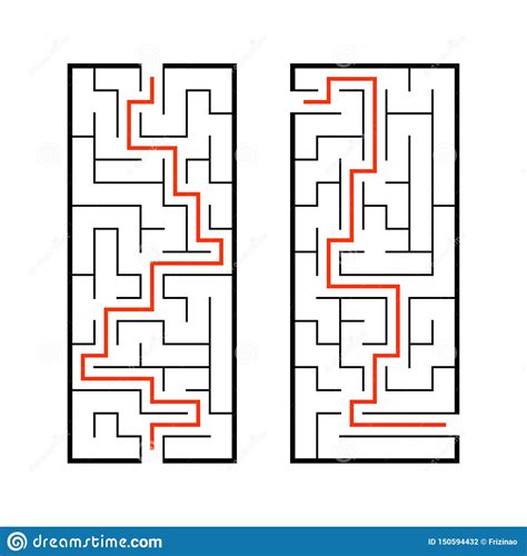 Un Ensemble De Labyrinthes Jeu Pour Des Gosses Puzzle Pour Des Enfants