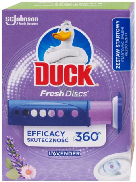 Duck Fresh Discs Lavendel WC Gel für hygienische Sauberkeit und Frische