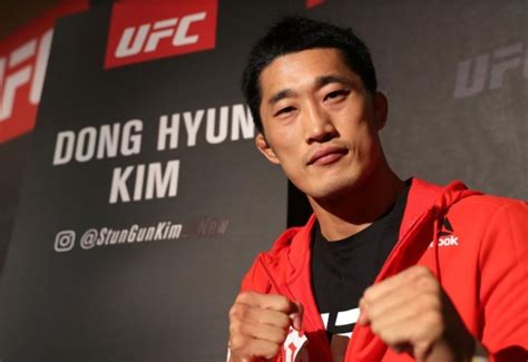 Ufc 스턴건 김동현 코리안 좀비 정찬성에 응원 전해 정찬성은 멘탈 강한 선수 꼭 이기길