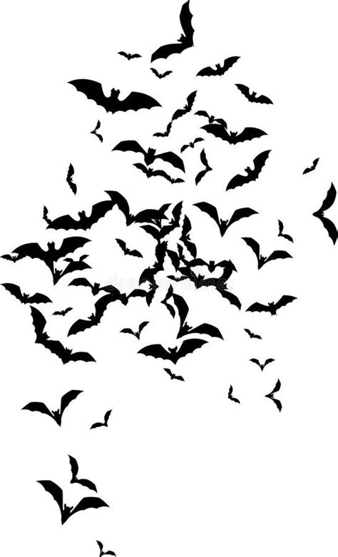 Bat Swarm Vector Stock Illustrations 396 Bat Swarm Vector Stock