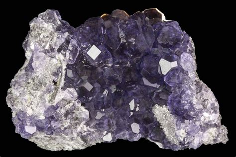 3.3" Purple Fluorite Crystals with Quartz - China (#94930) For Sale - FossilEra.com