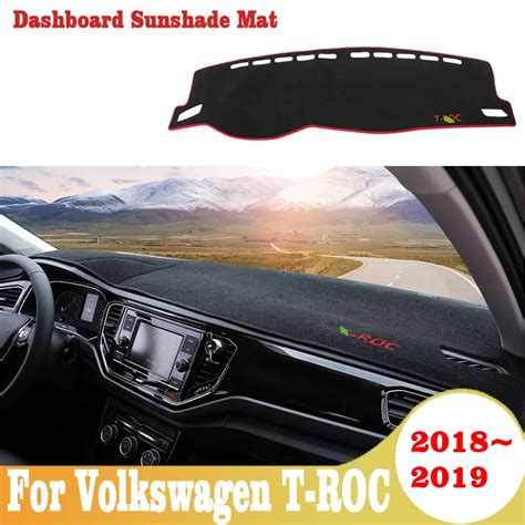 Auto Dashboard Cover Mat Pad Instrument Platform Tapijt Voor Volkswagen