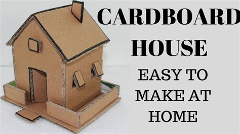 Diy Cardboard House How To Make Small Cardboard House Origami