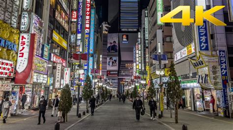 🚨[4k 60fps] Night Walk In Kabukicho Tokyo S Red Light District Youtube