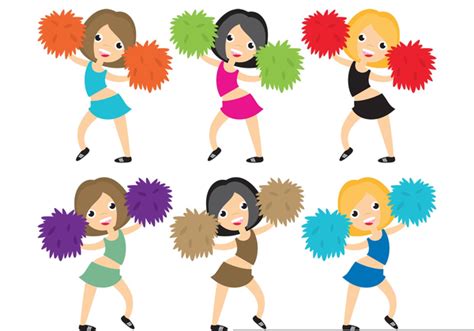 Free Clipart Cheerleading Pom Poms Free Images At Clker Vector