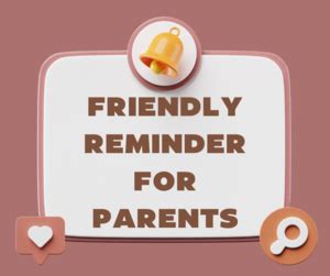 Friendly Reminders For Parents Polaris Tech Charter School