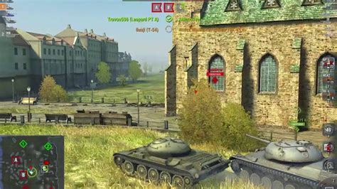 World Of Tank Blitz T 54 Gameplay 2 Kills 4500 DMG Mastery