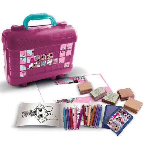 Lol Piecz Tki Travel Set Walizka Kredki Naklejki