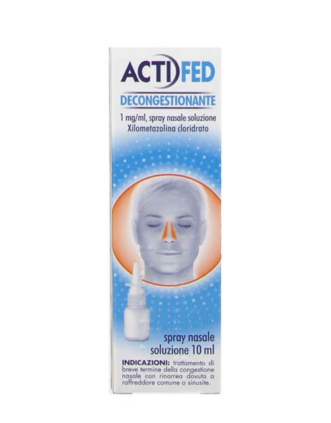 Actifed Decongestionante 1 Mgml Di Linea Act 10 Ml