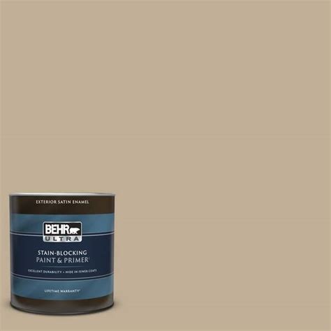 BEHR ULTRA 1 Qt PPU7 07 Riviera Beach Satin Enamel Exterior Paint