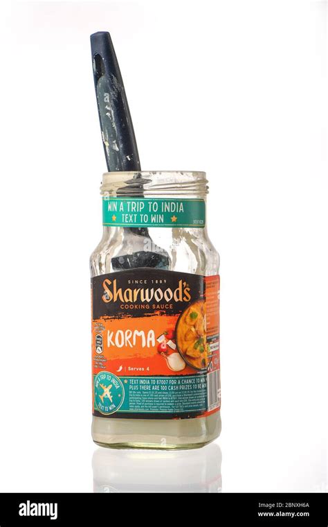 A Sharwoods Cooking Sauce Pot Used As A Paint Brush Cleaner Container