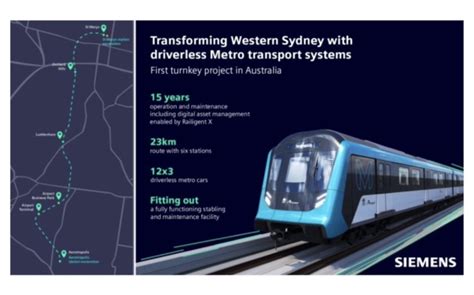 Siemens Mobility To Deliver A Turnkey Metro System For Sydney Urban