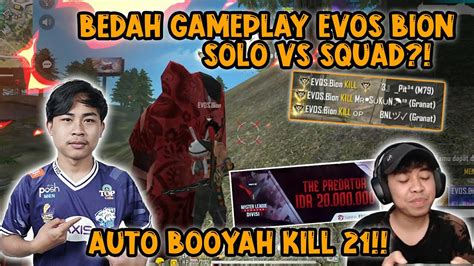 Spek Bion Solo Vs Squad Auto Ratakan Bermuda Kill Youtube