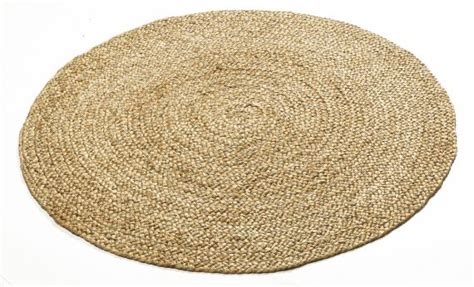 Fab Habitat Handwoven Yellowstone Natural Jute Area Rug For Bedroom