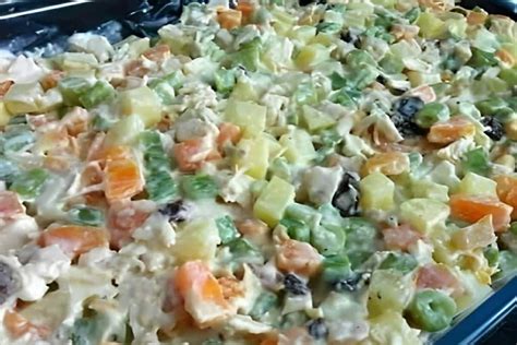 Salada De Maionese De Legumes Simples E Pr Tica Para Acompanhar Carnes