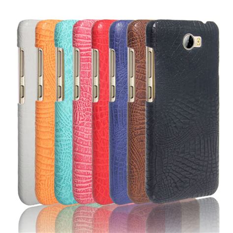 Para Huawei Y6 II Compact Funda De Lujo De Piel De Cocodrilo Funda