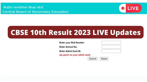 Cbse 10th Result 2023 Declared 9312 Percent Pass Girls Outperformed Boys Check Cbse Class 10