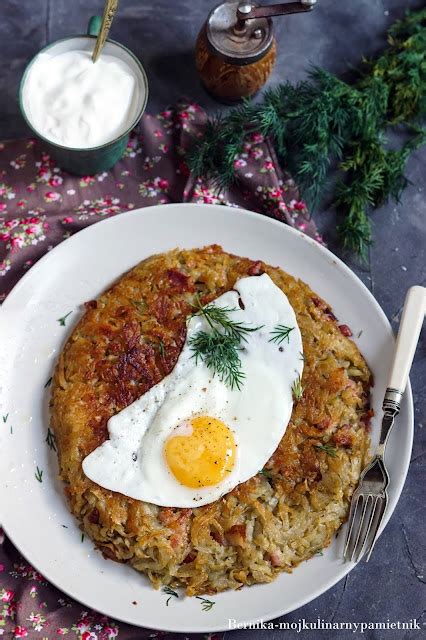 Placek Rosti Z Boczkiem Z Surowych Ziemniak W Bernika M J Kulinarny